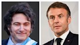 Javier Milei se reunirá con su par de Francia, Emmanuel Macron