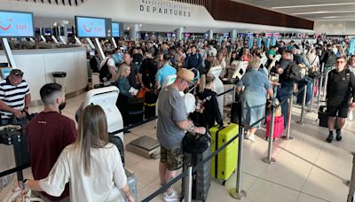 'Chaos' strikes Manchester Airport AGAIN as flights finally resume after carnage