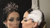 ¡Fabulosa! Jacky Bracamontes se disfraza magistralmente de cisne negro y blanco para Halloween