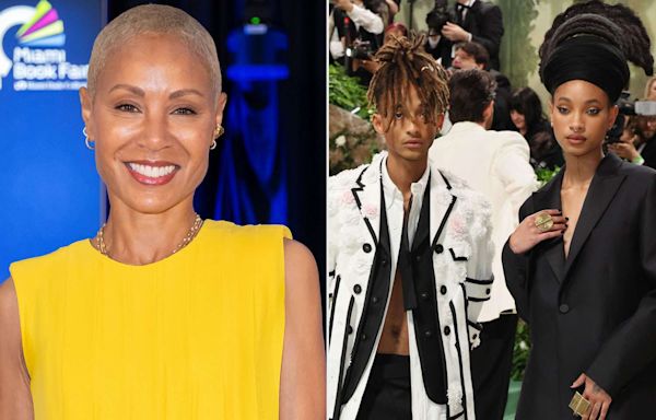 Jada Pinkett Smith Has Relatable Mom Moment Reacting to Kids Jaden, 25, and Willow, 23, at the 2024 Met Gala