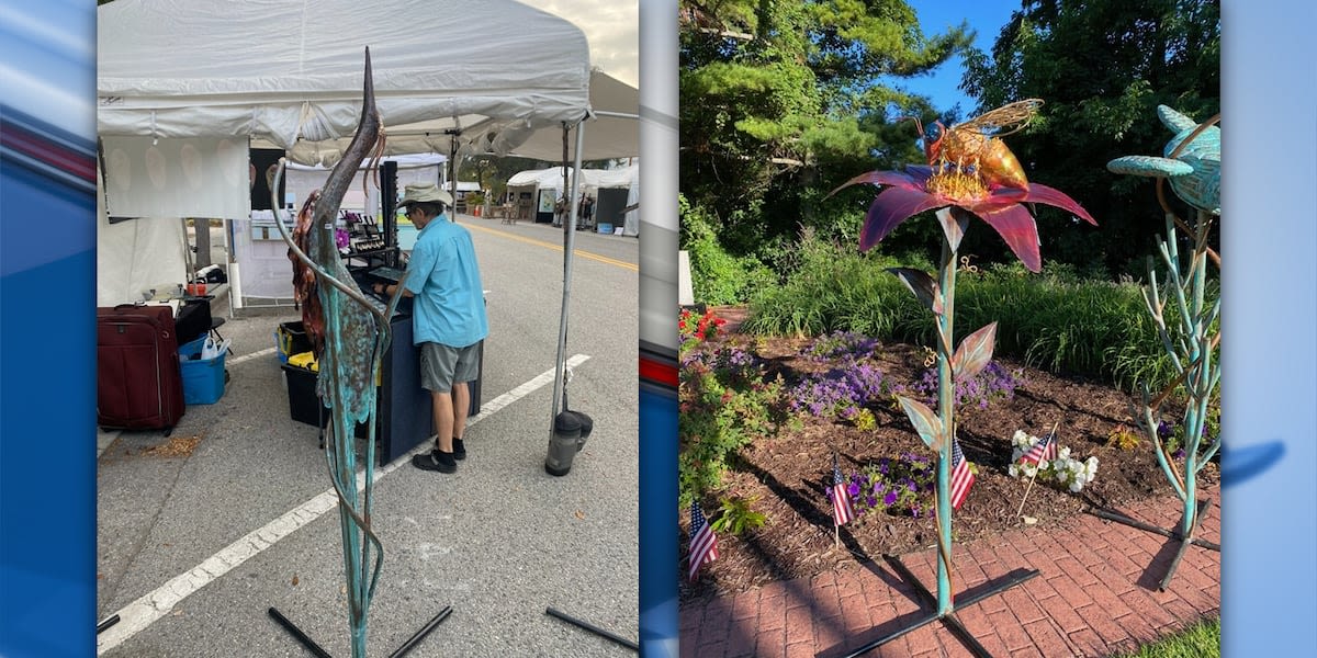 East Lansing police looking for stolen sculptures from art festival