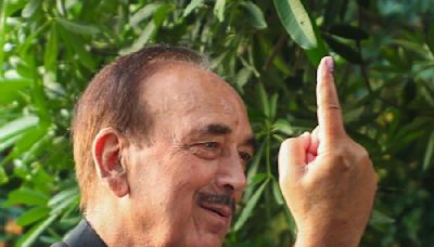 Jammu and Kashmir polls: Ghulam Nabi Azad among early voters, urges people to exercise franchise