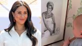 Meghan Markle and Archie View Photo of 'Grandma Diana' in His Room in Netflix Docuseries