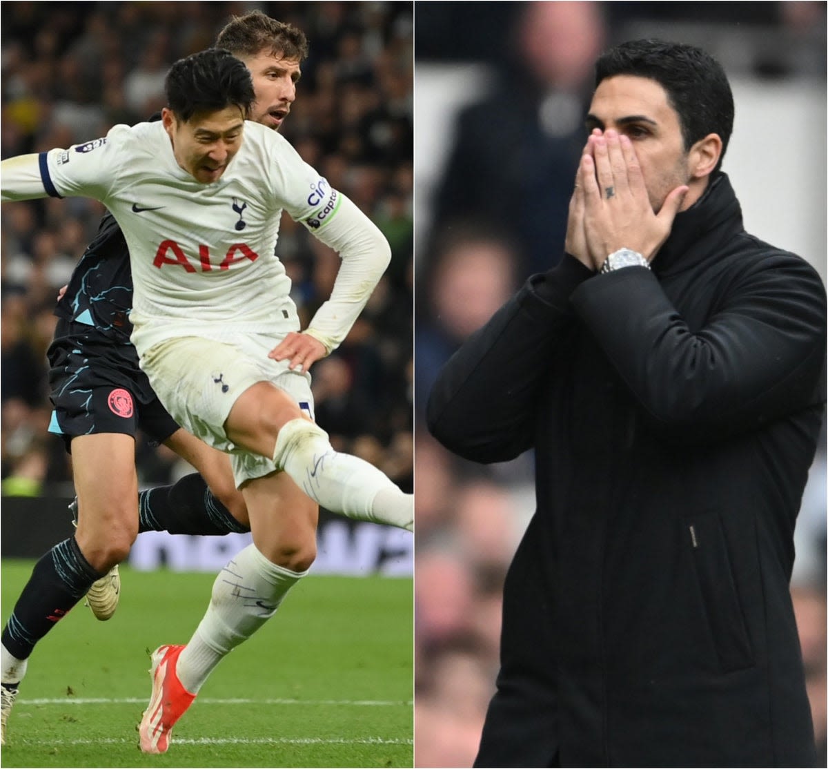 Mikel Arteta reveals reaction to huge Heung-min Son miss that could cost Arsenal the title