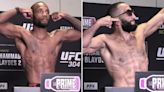 UFC 304 video: Leon Edwards, Belal Muhammad make weight in Manchester
