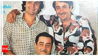 When Rishi Kapoor revealed his father Raj Kapoor SLAPPED him for THIS reason | Hindi Movie News - Times of India