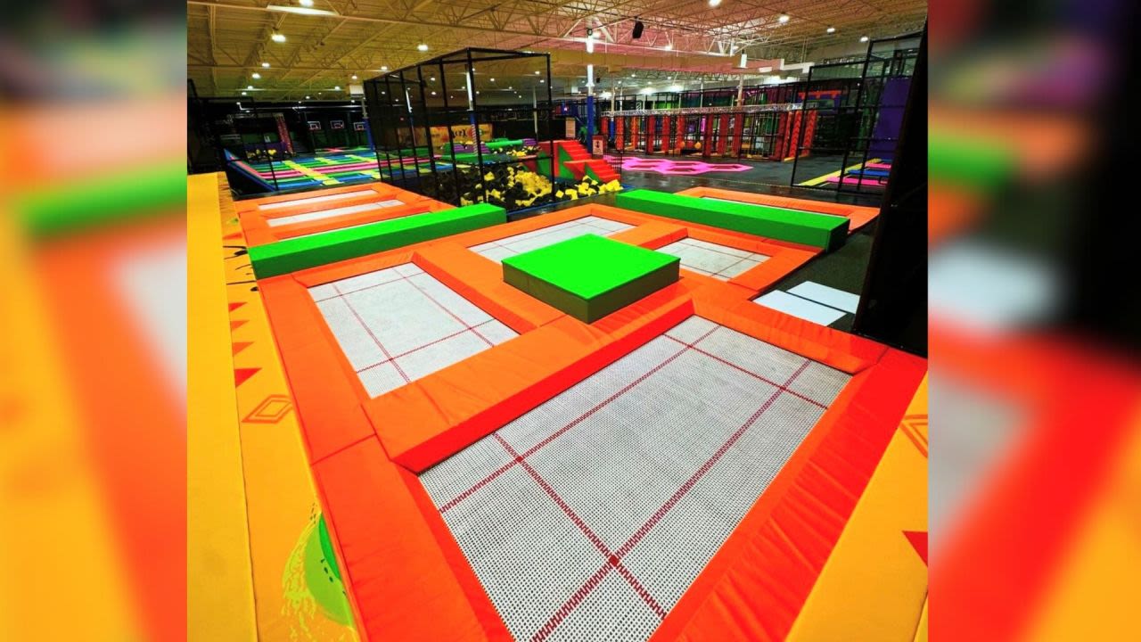 Indoor trampoline park opening in former movie theater space