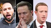 Andrew Tate says he wants to train Elon Musk to fight the jiu-jitsu loving Mark Zuckerberg, after the two billionaires told the world they'd go mano a mano in a cage match