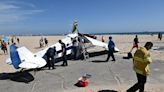 Small plane crashes into the water off Huntington Beach