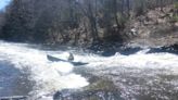 Rain-swollen Kingsbury Stream made our annual kayaking trip exciting