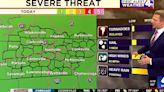 Severe weather risk elevated for Sunday, four First Alert Weather days start now
