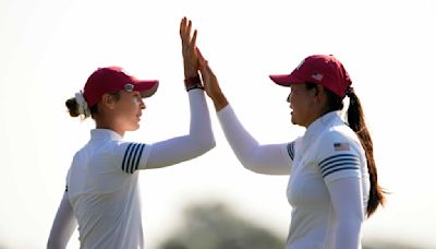 Korda and Corpuz get a good bounce and help maintain Americans' big Solheim Cup lead over Europe