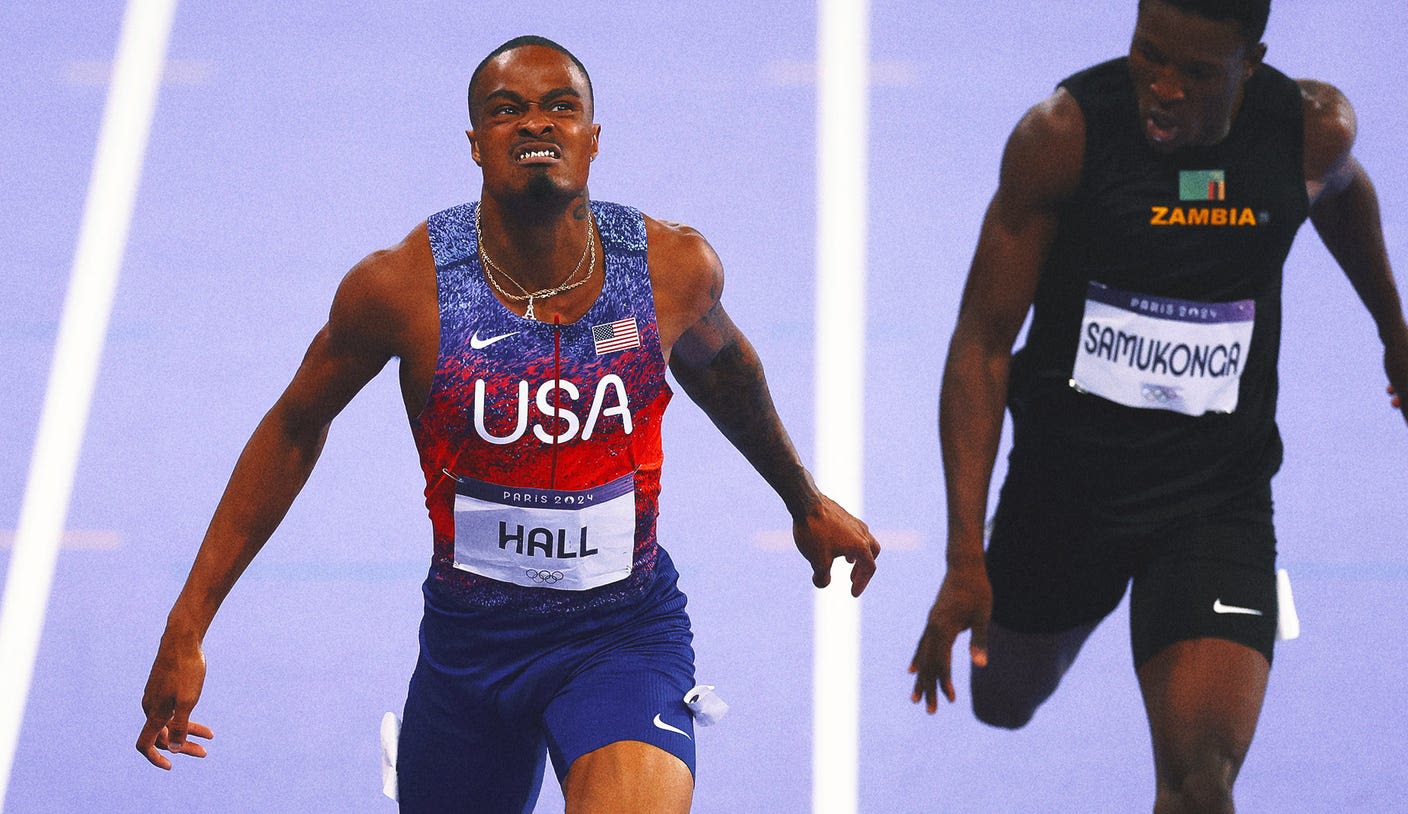 Quincy Hall latest American to get comeback win, races for gold in 400 meters