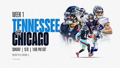 What channel is Bears vs. Titans on today? Time, TV schedule for Week 1 game