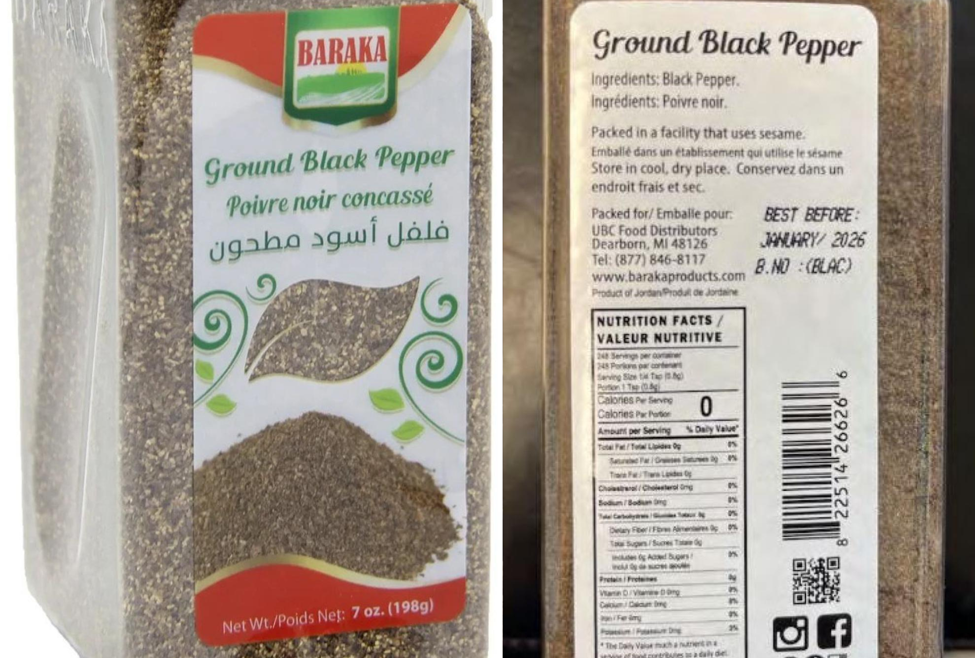 Spice recall sparks salmonella warning