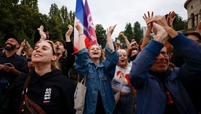 Leftist surge foils far right but French election ends in deadlock