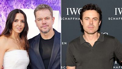 Matt Damon Was Convinced to Join The Instigators After Wife Luciana ‘Worked On’ Him, Costar Casey Affleck Says