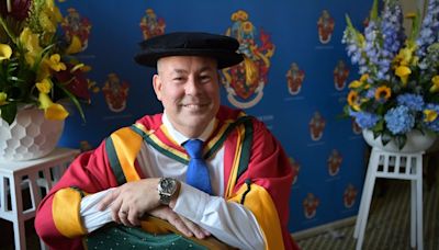 Inspiring fundraiser who 'could only dream' of higher education awarded Honorary Doctorate