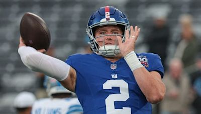 Giants QB Drew Lock exits preseason opener with hip injury