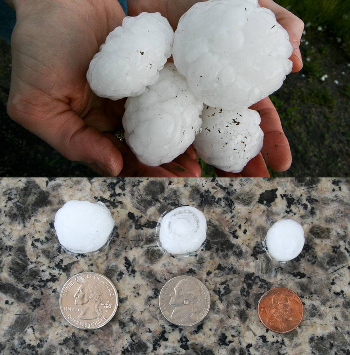 Weather update: Softball-sized hail pounds Hood County, tornado watch includes Tarrant, Dallas