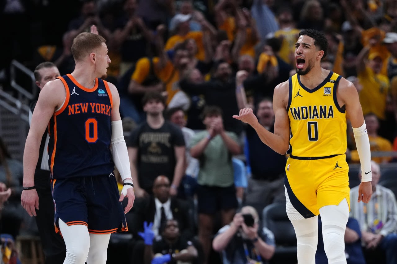 Pacers blow out Knicks to even series at 2-2