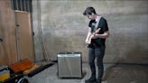 Watch what happens when you play a Strat through a cranked Fender Super Reverb in an empty warehouse
