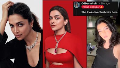 'Badly photoshopped, DP looks like Sushmita Sen': Pregnant Deepika Padukone's new photos in red outfit sparks debate
