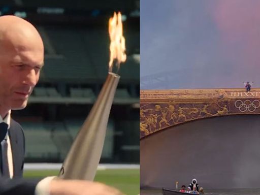 Paris Olympics: Zinedine Zidane Gets The Party Started As The Last Torch Bearer Of Olympic Flame