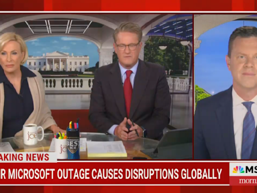 ‘It’s Crowdstrike’: Mika Brzezinski Shuts Down Joe Scarborough Microsoft ‘Monopoly’ Rant