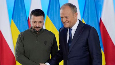 Ukraine's Zelenskyy discusses further NATO support with Polish Prime Minister Donald Tusk