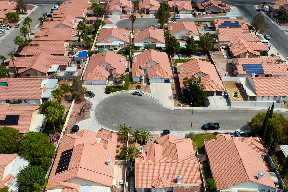 Las Vegas home prices close to new high; condos, townhomes set record