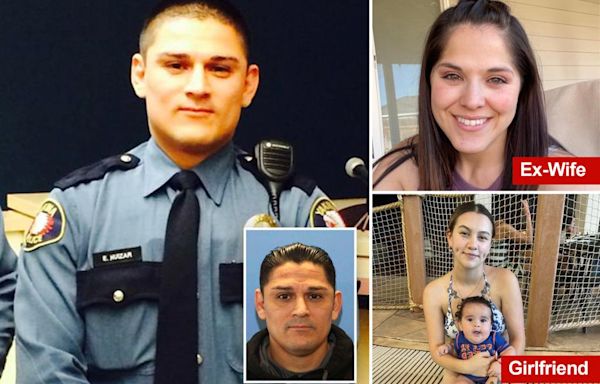 Ex-school officer Elias Huizar shot himself while on the run with 1-year-old son after allegedly gunning down ex-wife, teen girlfriend: police