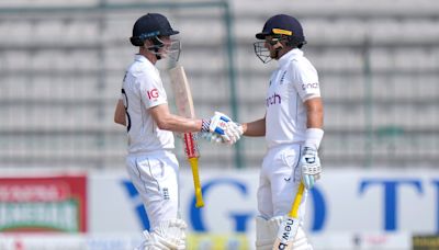 Records tumble as Brook, Root guide England to 823 before Pakistan collapse