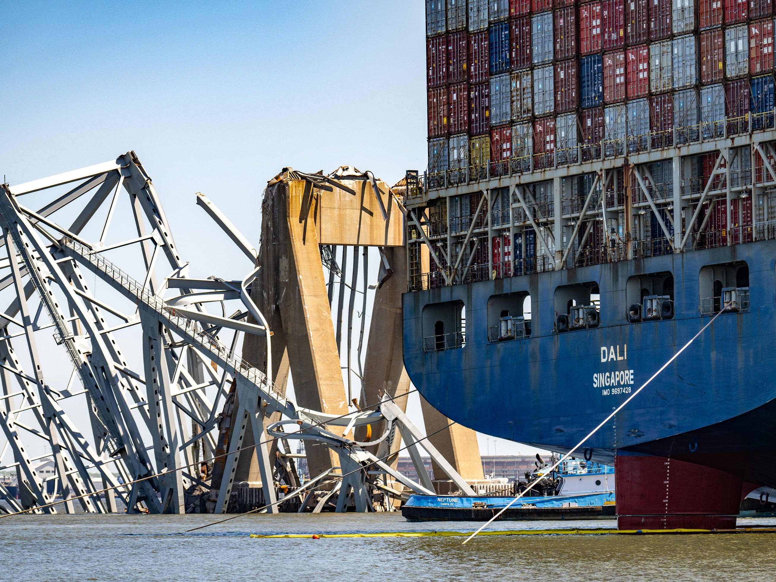 Baltimore officials accused the ship that crashed into the Key Bridge of being 'unseaworthy' and leaving port even though its alarms had already gone off