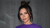 Victoria Beckham Shows Off Legs in Sizzling Thigh-Split Gown