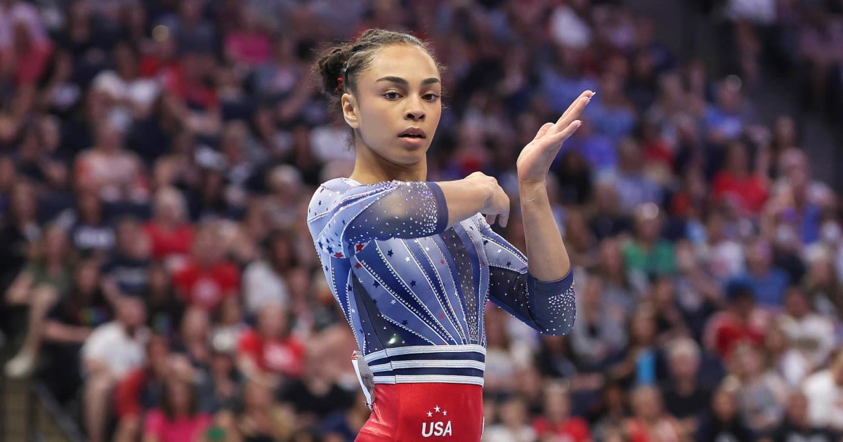 She met Simone Biles at 7. Now at 16, Hezly Rivera is on the US Olympic team with her