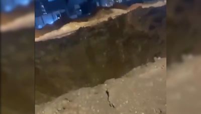 Video: Massive Crater Near Mossad HQ After Iran's Big Missile Offensive