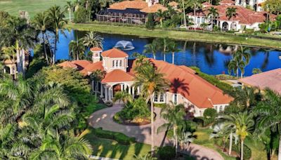 The late Lou Dobbs owned a home in West Palm Beach that was put on market in April for $3.1 mill