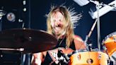 16-year-old son of Foo Fighters' Taylor Hawkins drummed his part during an emotional moment at a tribute concert