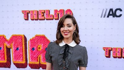 Aubrey Plaza Revives the Twee Aesthetic in a Polka-Dot Minidress