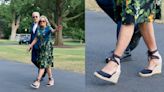 Jill Biden Embraces Summer Style in Florals and Navy Wedges While Returning to White House With President Joe Biden