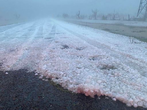 Three FEET — not inches — of hail reported in Texas storm. Has it ever happened in Indiana?