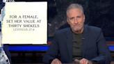 Jon Stewart Uses the Bible to Shoot Down Republicans’ ‘Gotcha Question’ on Defining a Woman (Video)