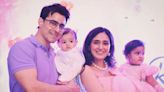 Gautam Rode and Pankhuri Awasthy reveal their twin babies Raditya and Radhya’s faces; pics from their first birthday celebration