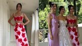 A bridesmaid learned newspaper readers can be even more brutal than TikTok after her pink 2-piece outfit made headlines