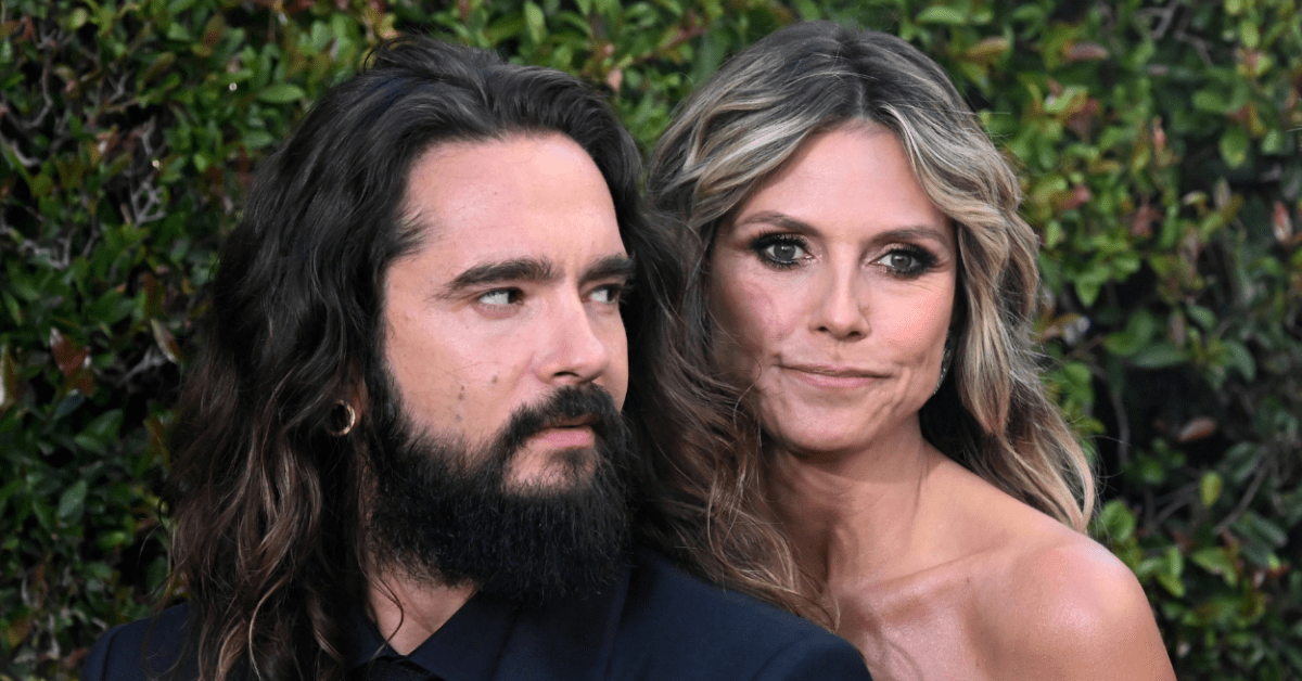 Heidi Klum's Husband Strips Down to Match Her Leopard Swimsuit: Video