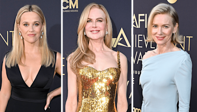 Nicole Kidman Holds Court in Gold Balenciaga Gown, Naomi Watts Dons Givenchy and More Stars at the AFI Lifetime Achievement...