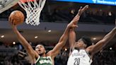 The Milwaukee Bucks overcome slow start to beat the Brooklyn Nets and improve to 3-0