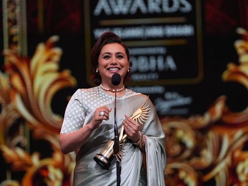 IIFA 2024: Rani Mukerji takes home ‘Best Actress’ award for ‘Mrs. Chatterjee vs. Norway’ | WATCH