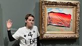 Activista es detenida por intervenir cuadro de Monet